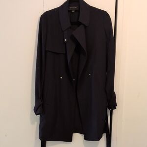 Ann Taylor Classic Navy Trench Coat